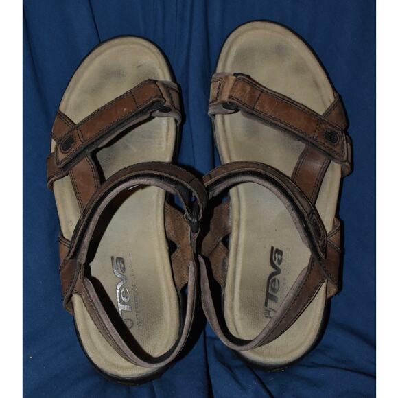 Teva Sandals Men's 13 Hiking Outdoor Strap Open Toe Tan #6591 - Picture 5 of 7